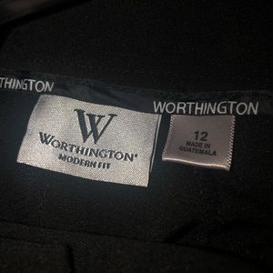 Black worthington pants